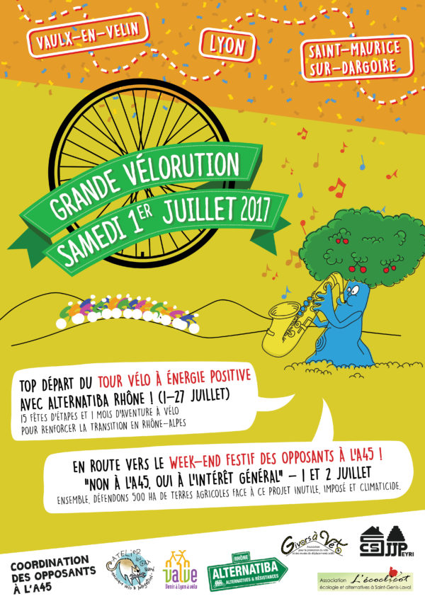 Samedi 1er Juillet : Grande Vélorution !