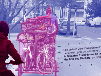 Affiche SERD 2021 : convoi de vélos récupérés