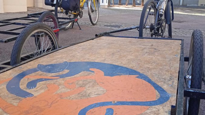 Remorques dont on se sert pour transporter les vélos