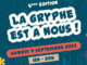 Affiche festival La gryphe est à nous! 2023