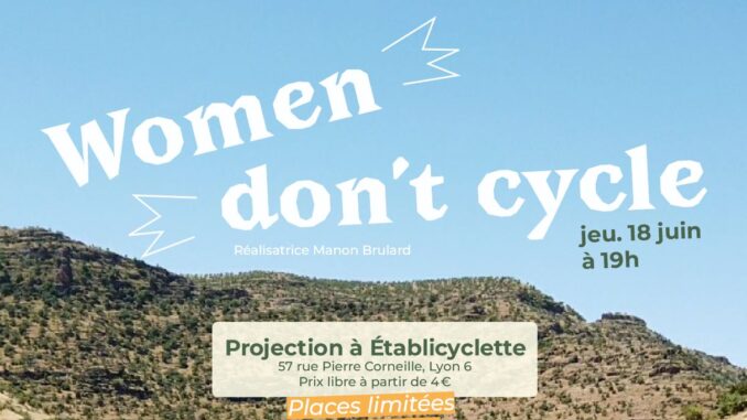 Women don't cycle jeudi 18 juin à 19h à Etablicylette